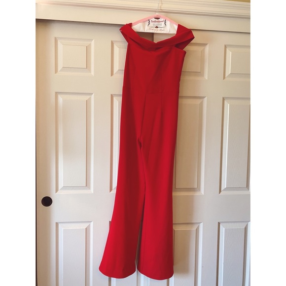 by the way. (Revolve) Red Jumpsuit - Picture 4 of 8